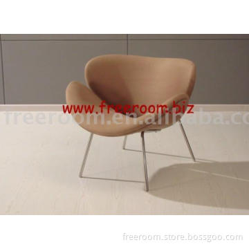 fabric or leather chair
